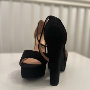 black heels